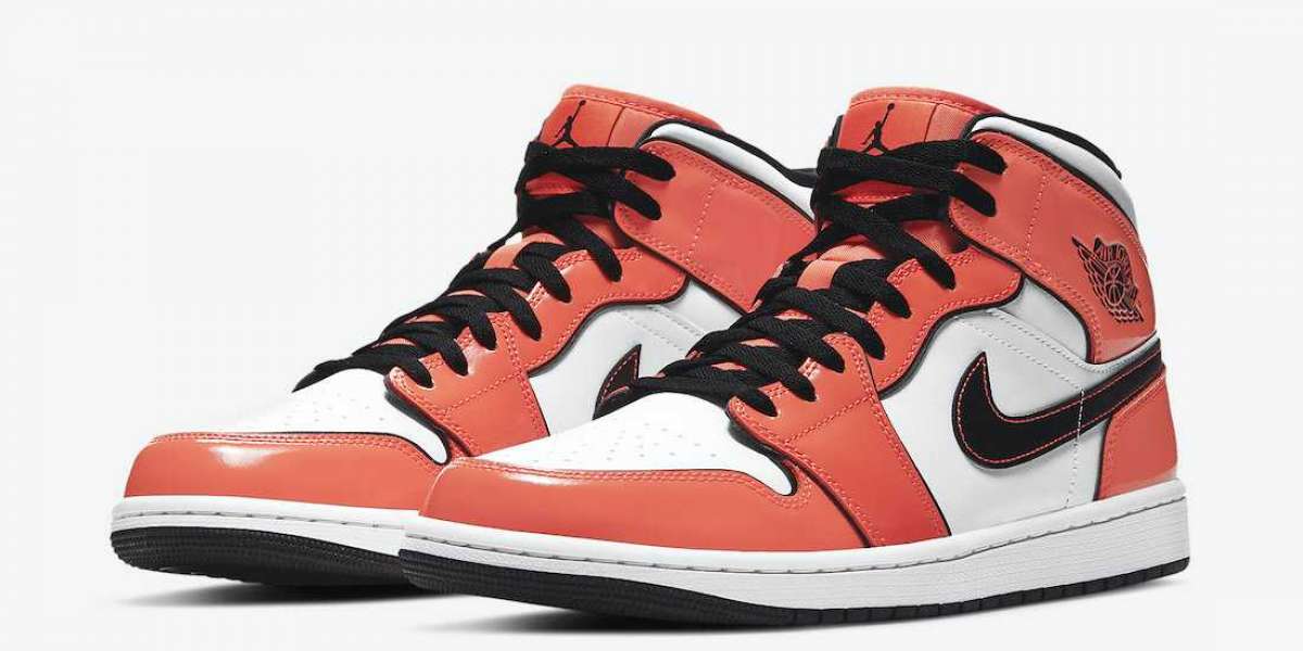 DD6834-802 Nike Air Jordan 1 Mid "Turf Orange" Basketball ...